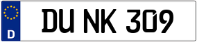 Truck License Plate